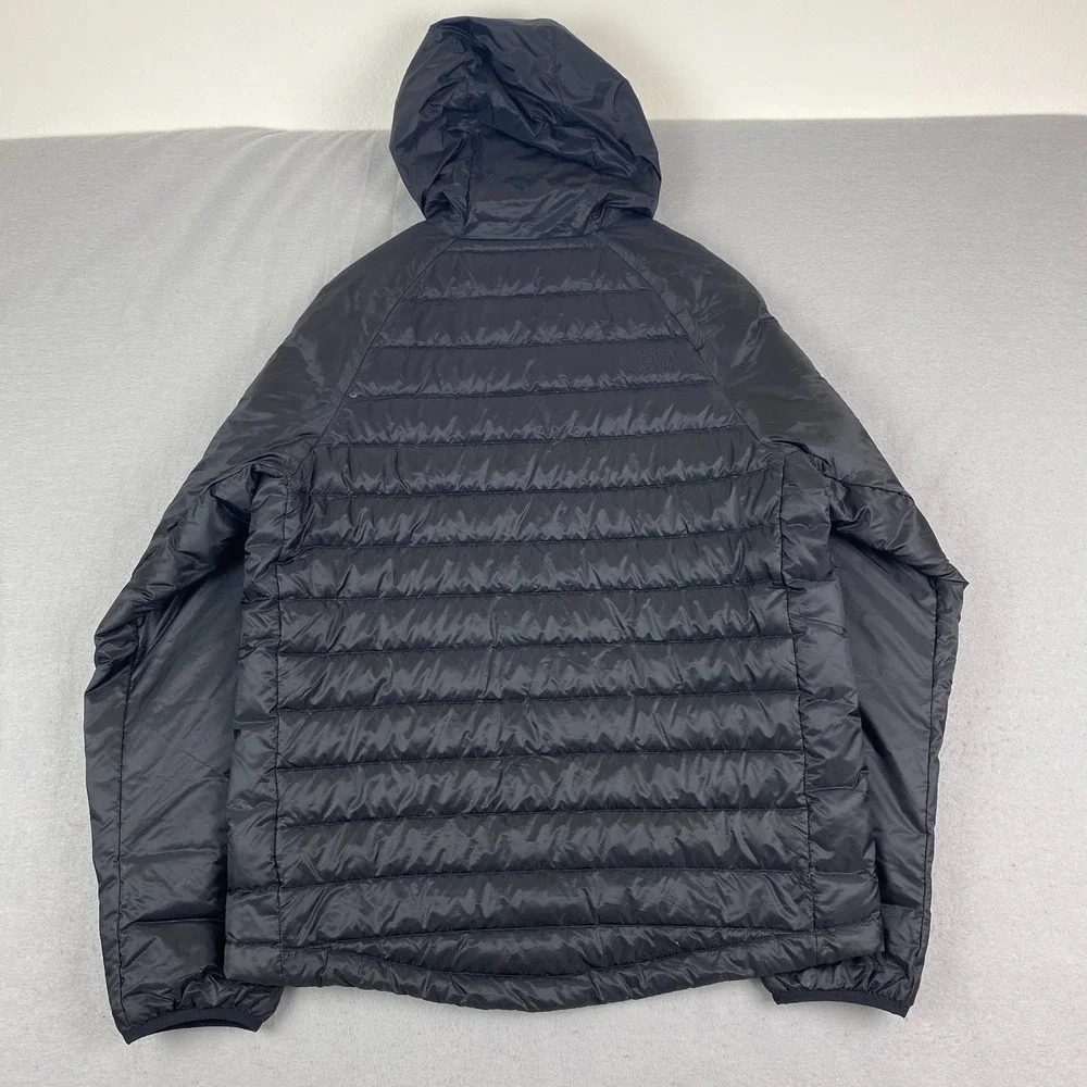 North Face Terra Jacket Mens M Black Puffer Hybrid Down Insulated